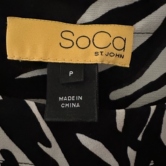 SoCa ST. JOHN silk set ( top and pants) - Picture 4 of 13